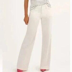 CAbi White Ashbury Relaxed Wide Leg Jeans Size 2